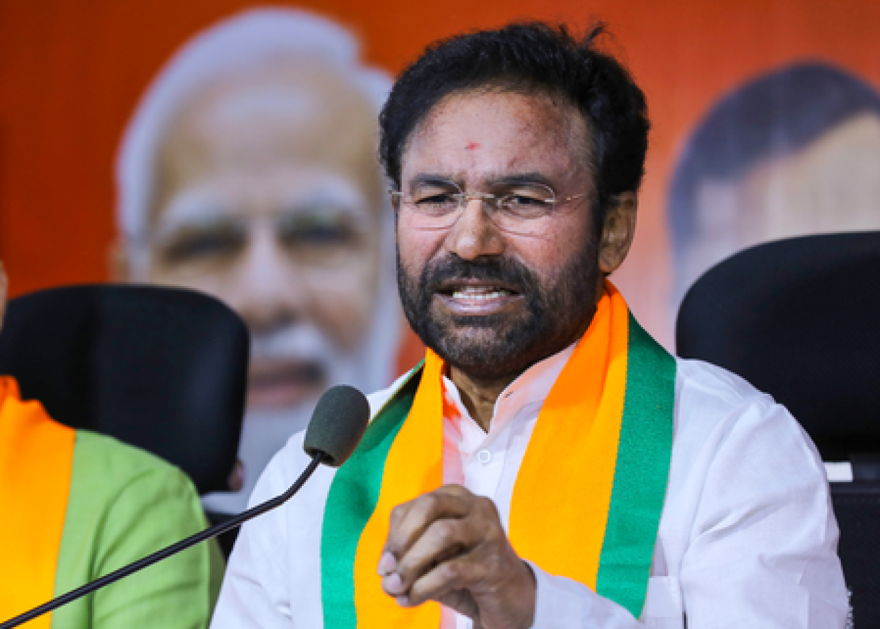 తెలంగాణలో నగర సంస్థల విభజనను కిషన్ రెడ్డి అక్రమంగా పేర్కొన్నారు