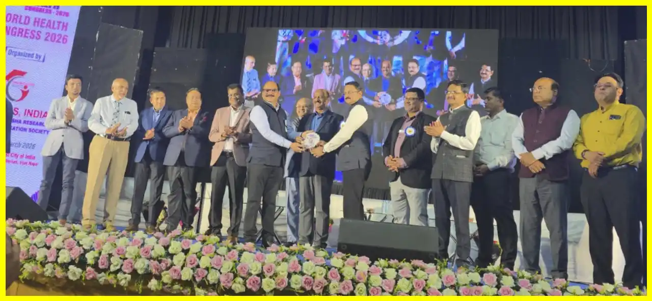 উদয়পুরের অধ্যাপক বিশ্ব স্বাস্থ্য সম্মেলনে সম্মানিত