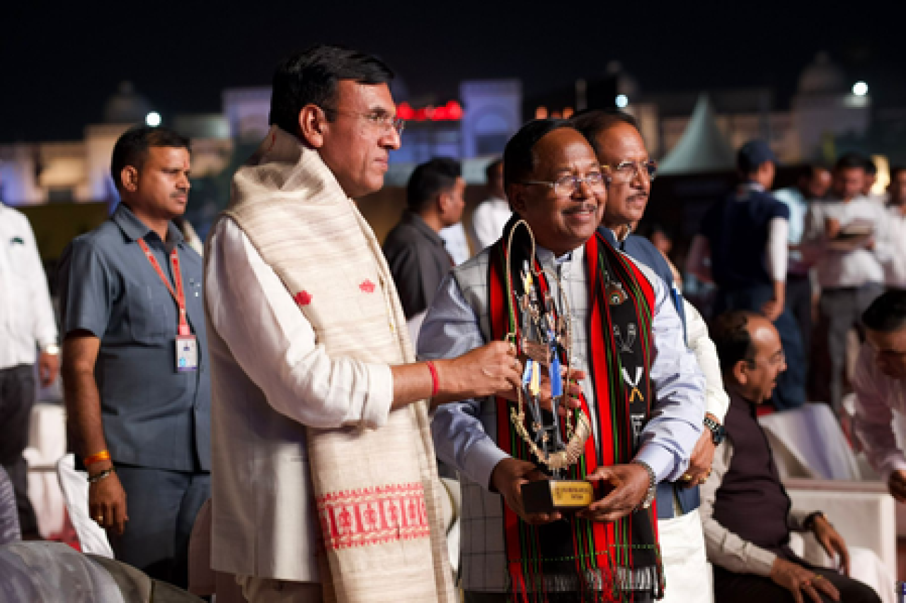 খেলো ইন্ডিয়া ট্রাইবাল গেমসের উদ্বোধন করলেন মন্ত্রী মনসুখ মাণ্ডবিয়া