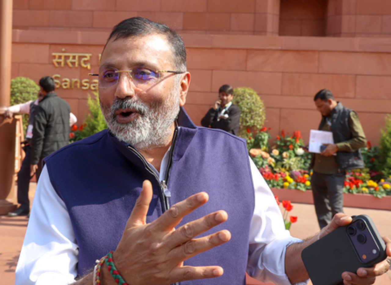 নিশিকান্ত দুবের মন্তব্যের বিরুদ্ধে বি.জে.ডি.র তীব্র প্রতিবাদ