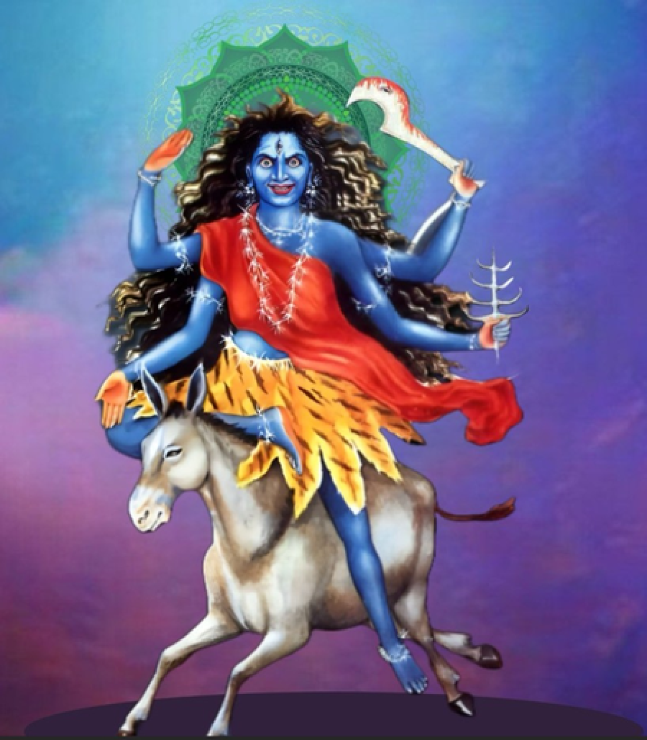 প্রধানমন্ত্রী মোদির মা কালরাত্রিকে নমস্কার, দেশবাসীর জন্য সাহস ও সফলতার কামনা