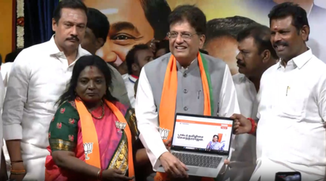তামিলনাড়ুতে বিজেপির ‘শিকায়ত বক্স’ উদ্যোগ, পীযূষ গোয়াল বললেন এনডিএ সরকার গঠন করবে