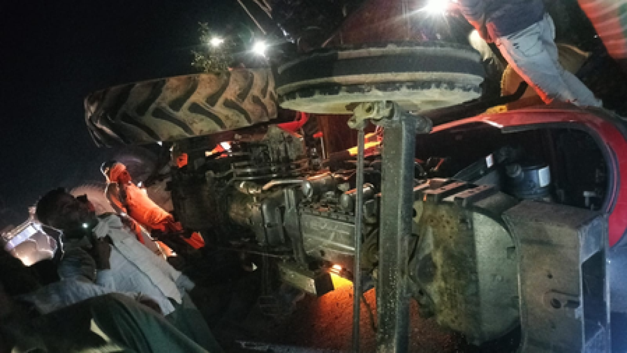 শ্যোপুরে ট্র্যাক্টর-ট্রলির দুর্ঘটনায় চার নারীর মৃত্যু