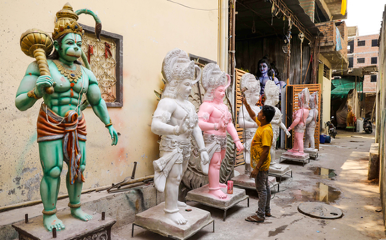 হায়দ্রাবাদে হনুমান জয়ন্তী যাত্রার জন্য কঠোর নিরাপত্তা ব্যবস্থা