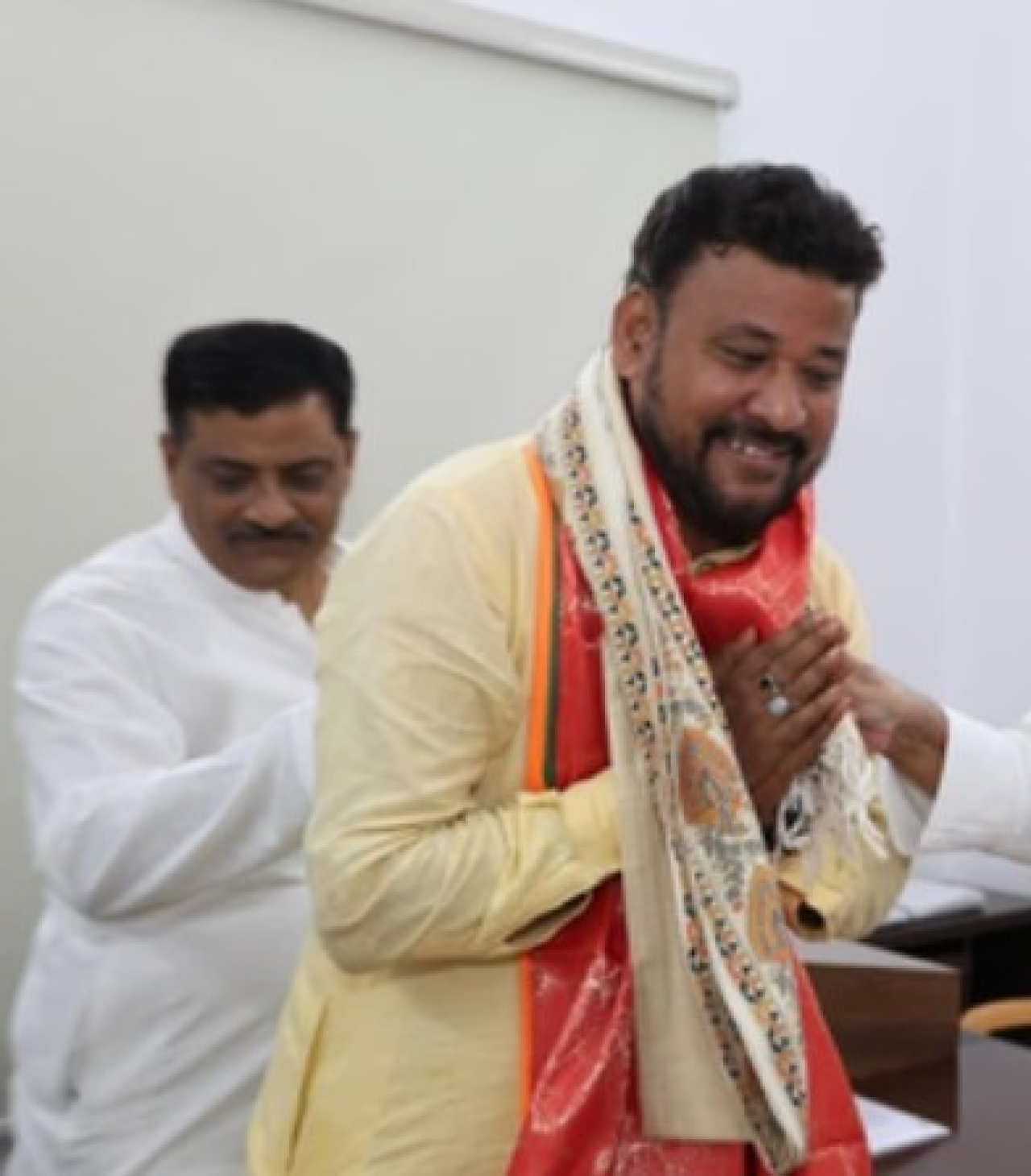 বাঁকিপুর উপনির্বাচনে বিজেপি প্রার্থী অভিষেক কুমার সিনহার নামांकन