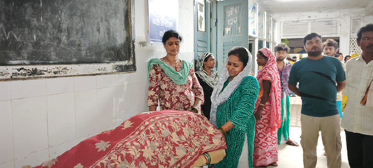 পূর্ণিয়ায় শিক্ষিকা হত্যার ঘটনায় আতঙ্ক, স্বামী পলাতক