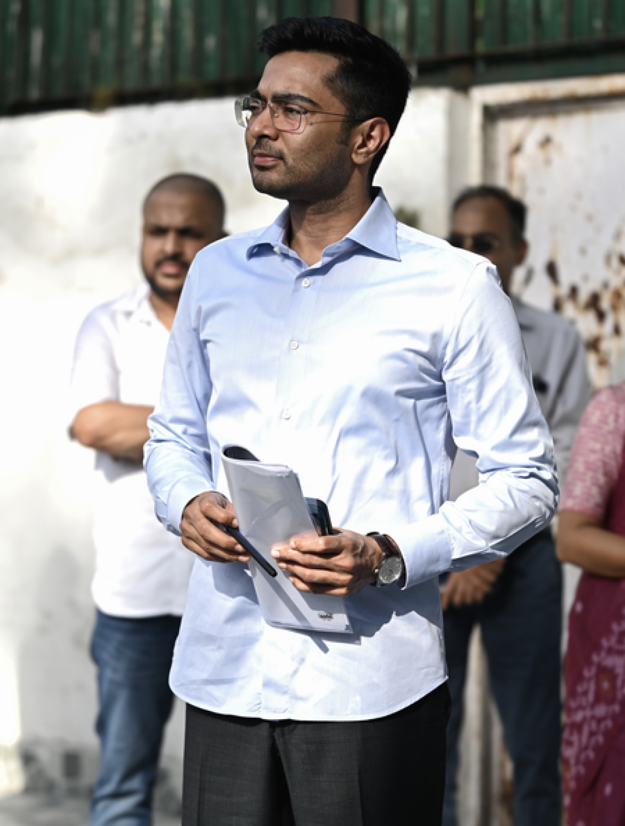 অভিষেক বন্দ্যোপাধ্যায়ের পুলিশে হাজিরা, ঝড়ের মধ্যে তদন্ত চলছে